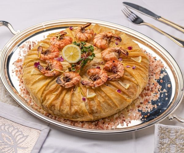 Pastilla saumon Fruits de Mer