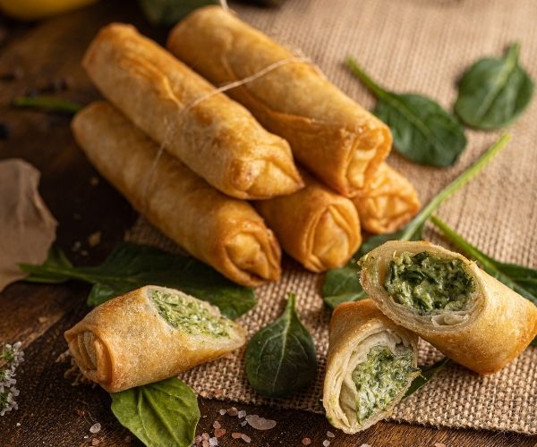 Nems truffés artichaut