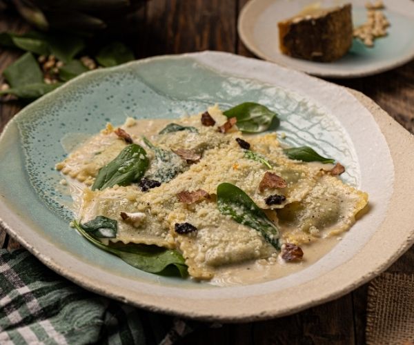 ravioli truffes artichaut